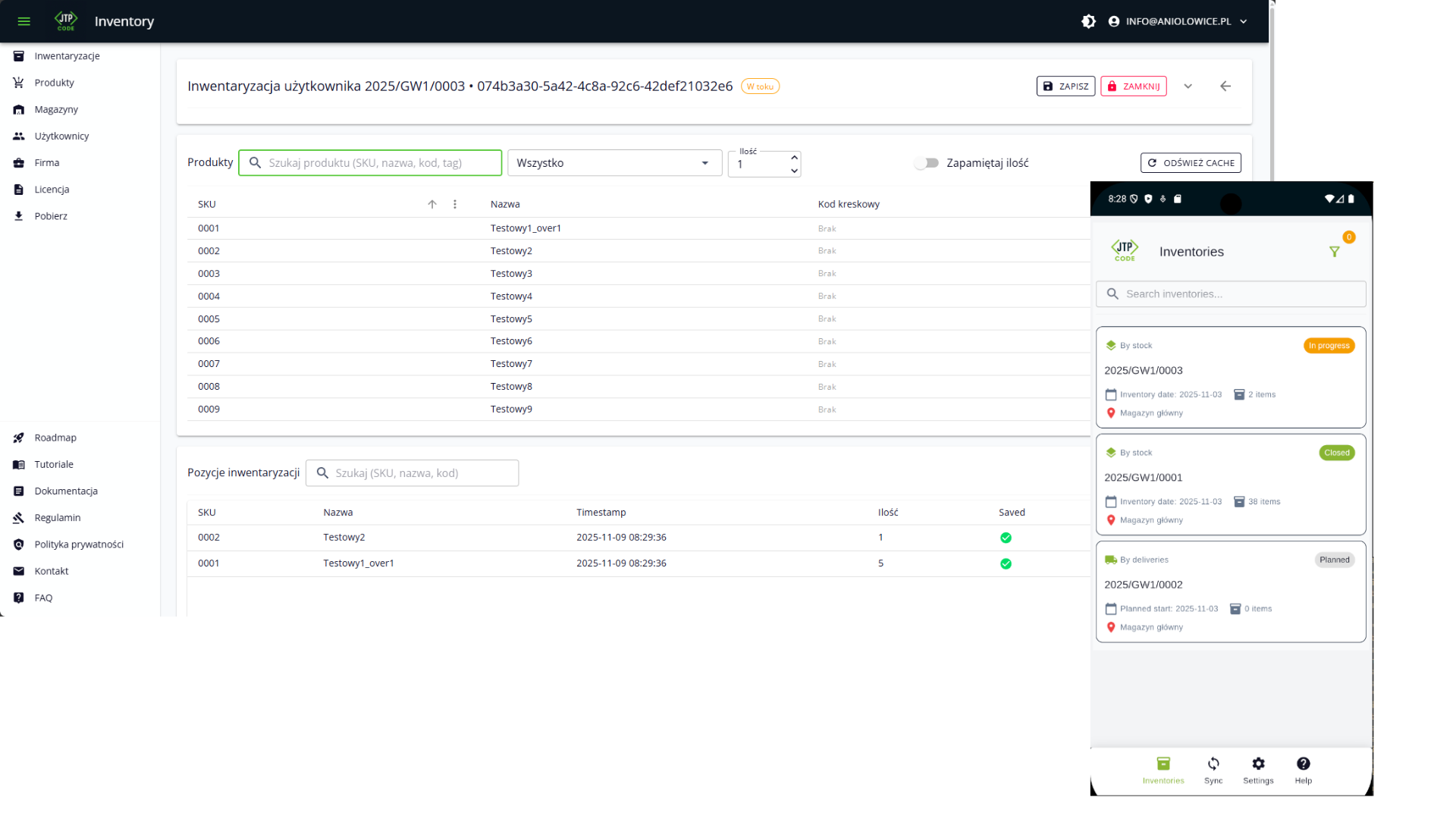 SmartInvent app preview